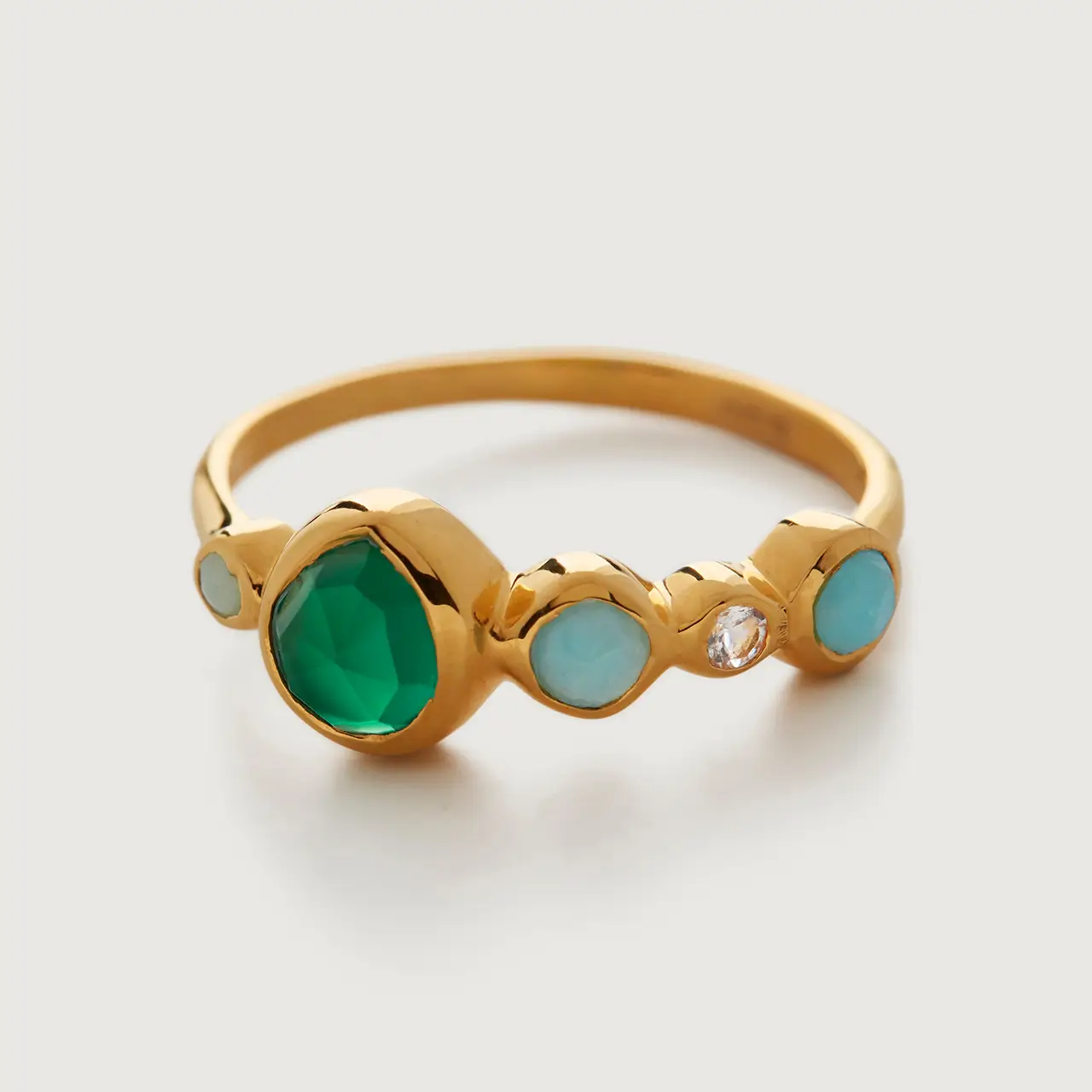 Mix Gems Eternity Ring